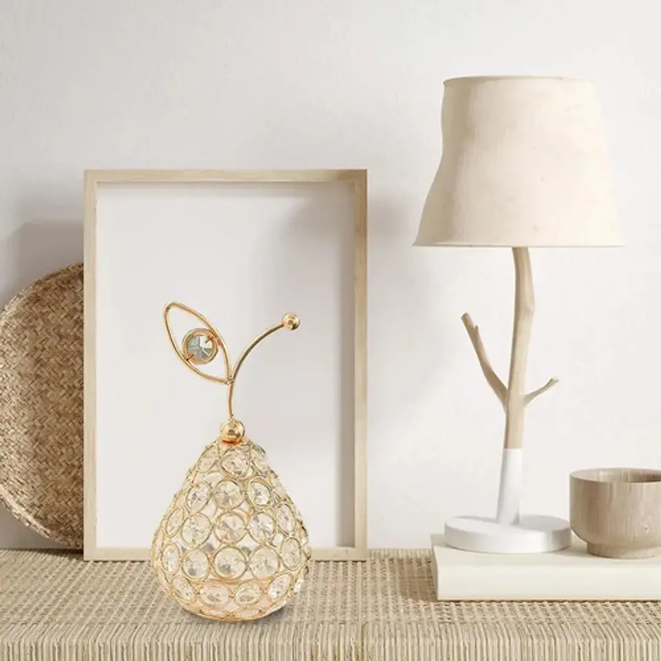 Adorno Decorativo De Perlas De Cristal Brilante Con Formas 4