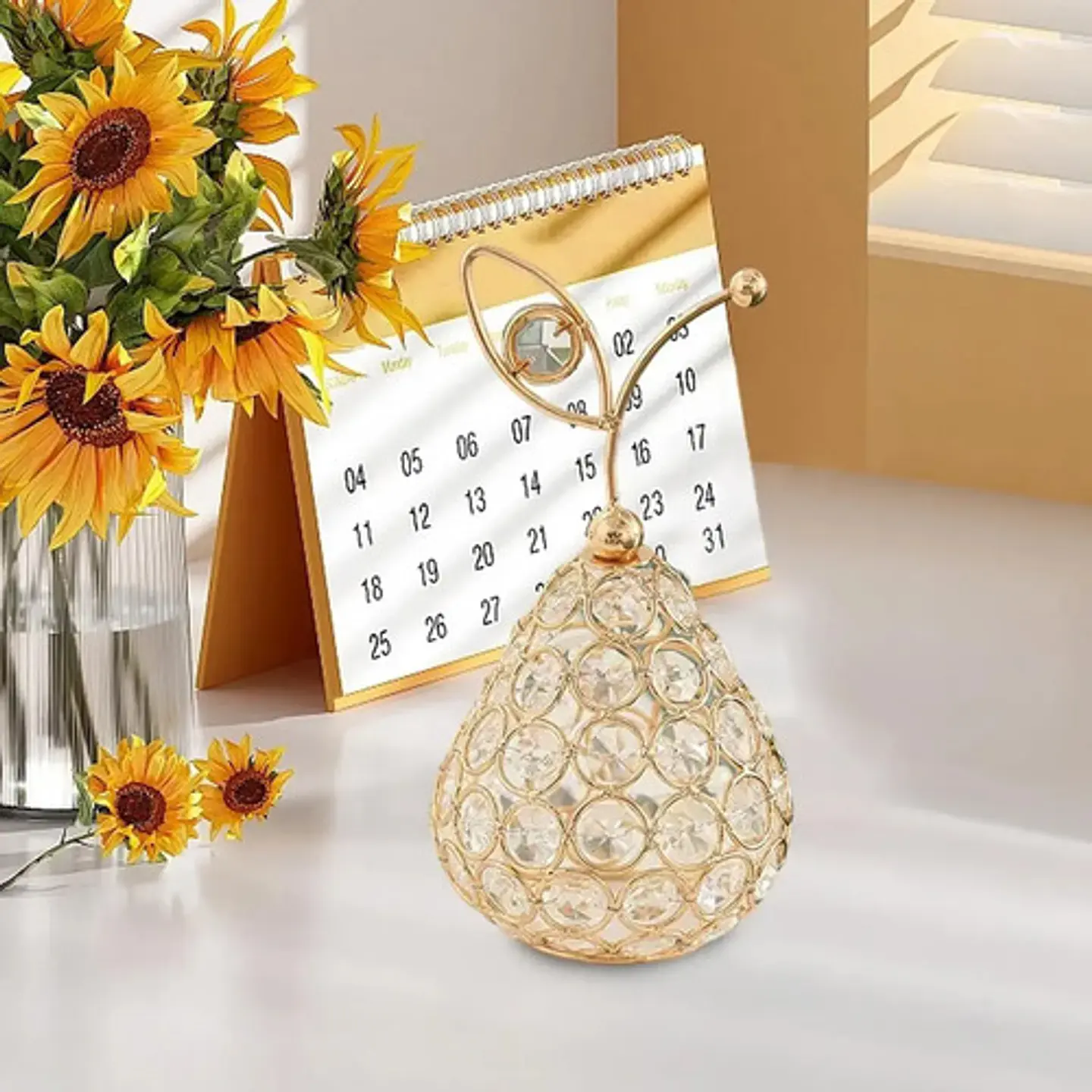 Adorno Decorativo De Perlas De Cristal Brilante Con Formas 5