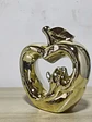 Escultura De Manzana Para Decoracion Elegante - Miniatura 3