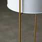 Macetero Decorativo Con Base Metálica Elevada Blanco - Miniatura 6