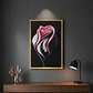 Cuadro Decorativo De Pared En Relieve 3d Con Diseño Rosa - Miniatura 1