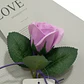 Rosa Eterna En Cajita Para Regalo, Rosa Artificial Regalo - Miniatura 4