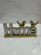 Adorno Decorativo Home Dorado Con Pájaros - Miniatura 7