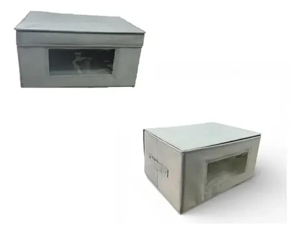 Cajas Organizadoras De Tela Moderna Y Plegable 2 Unidades 1