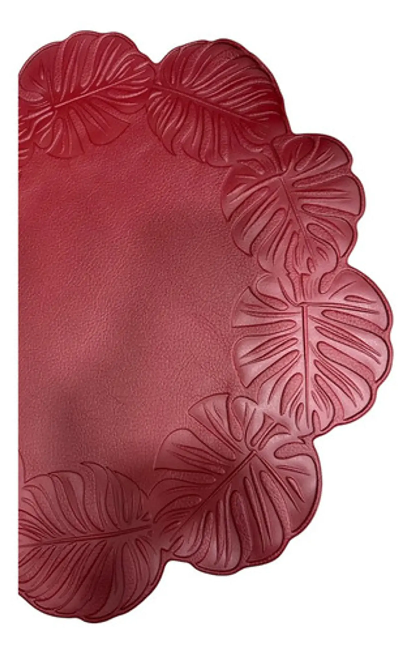 Individual De Mesa Decorativo Con Diseño De Hojas 2 Unidades 3