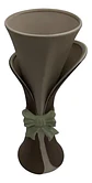 Jarrón De Decorativo Con Diseño Adstrato 26 Cm - Miniatura 5