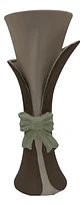 Jarrón De Decorativo Con Diseño Adstrato 24 Cm - Miniatura 6