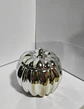 Adorno Decorativo En Forma De Calabaza Con Tapa Plateada - Miniatura 3