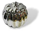 Adorno Decorativo En Forma De Calabaza Con Tapa Plateada - Miniatura 6