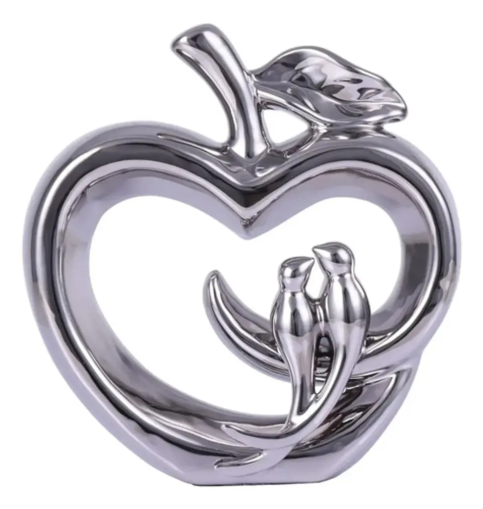 Escultura De Manzana Para Decoracion Elegante 6