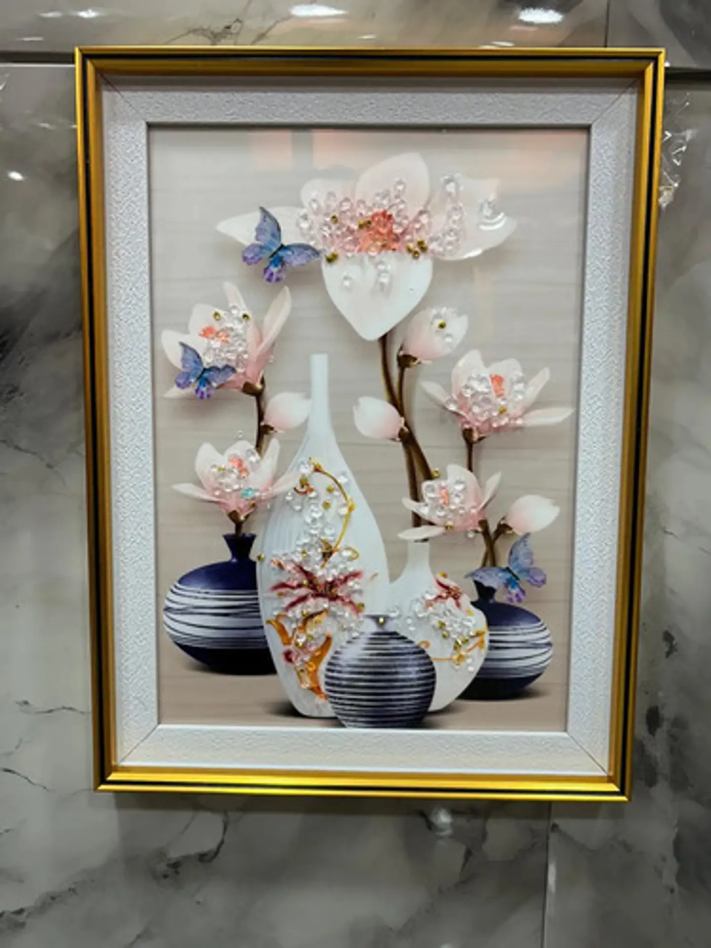 Cuadro Floral Decorativo 3d En Relieve Shunshouse 1