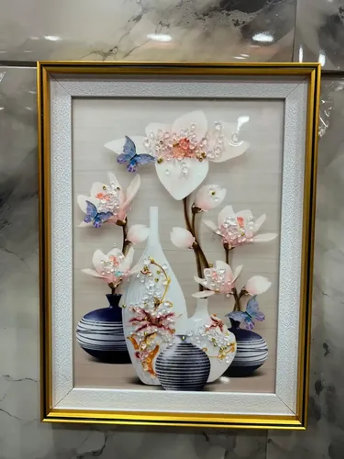 Cuadro Floral Decorativo 3d En Relieve Shunshouse 7
