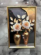 Cuadro Decorativo De Pared En Relieve 3d Con Diseño Jarrones - Miniatura 7