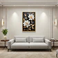 Cuadro Decorativo De Pared En Relieve 3d Con Diseño Flores - Miniatura 2