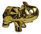Adorno De Elefante Decorativo Elegante Pequeño Dorado - Miniatura 8