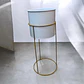 Macetero Decorativo Con Base Metálica Elevada Elegante - Miniatura 11