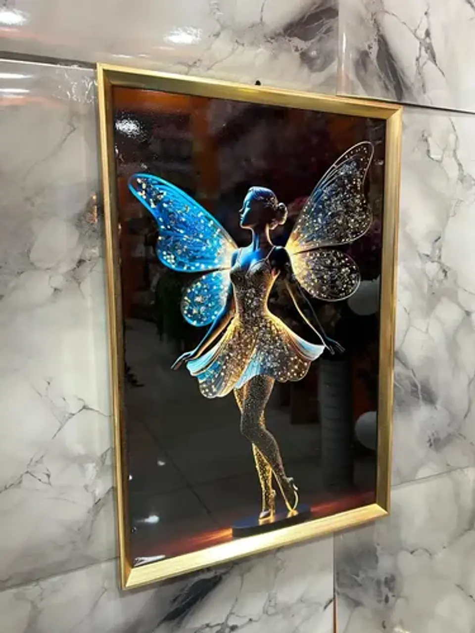 Cuadro Decorativo De Pared En Relieve 3d Con Diseño Ada 4