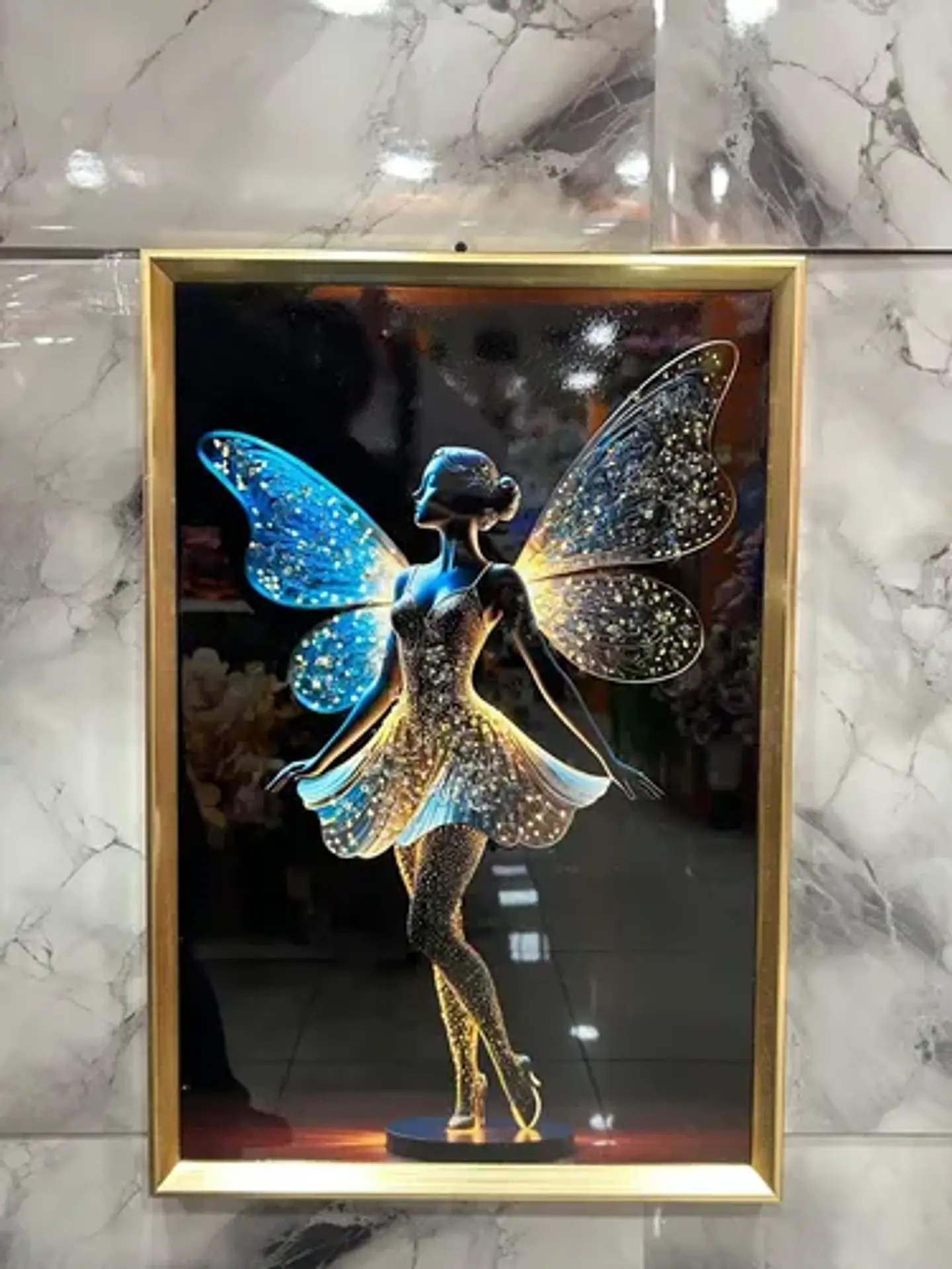 Cuadro Decorativo De Pared En Relieve 3d Con Diseño Ada 5