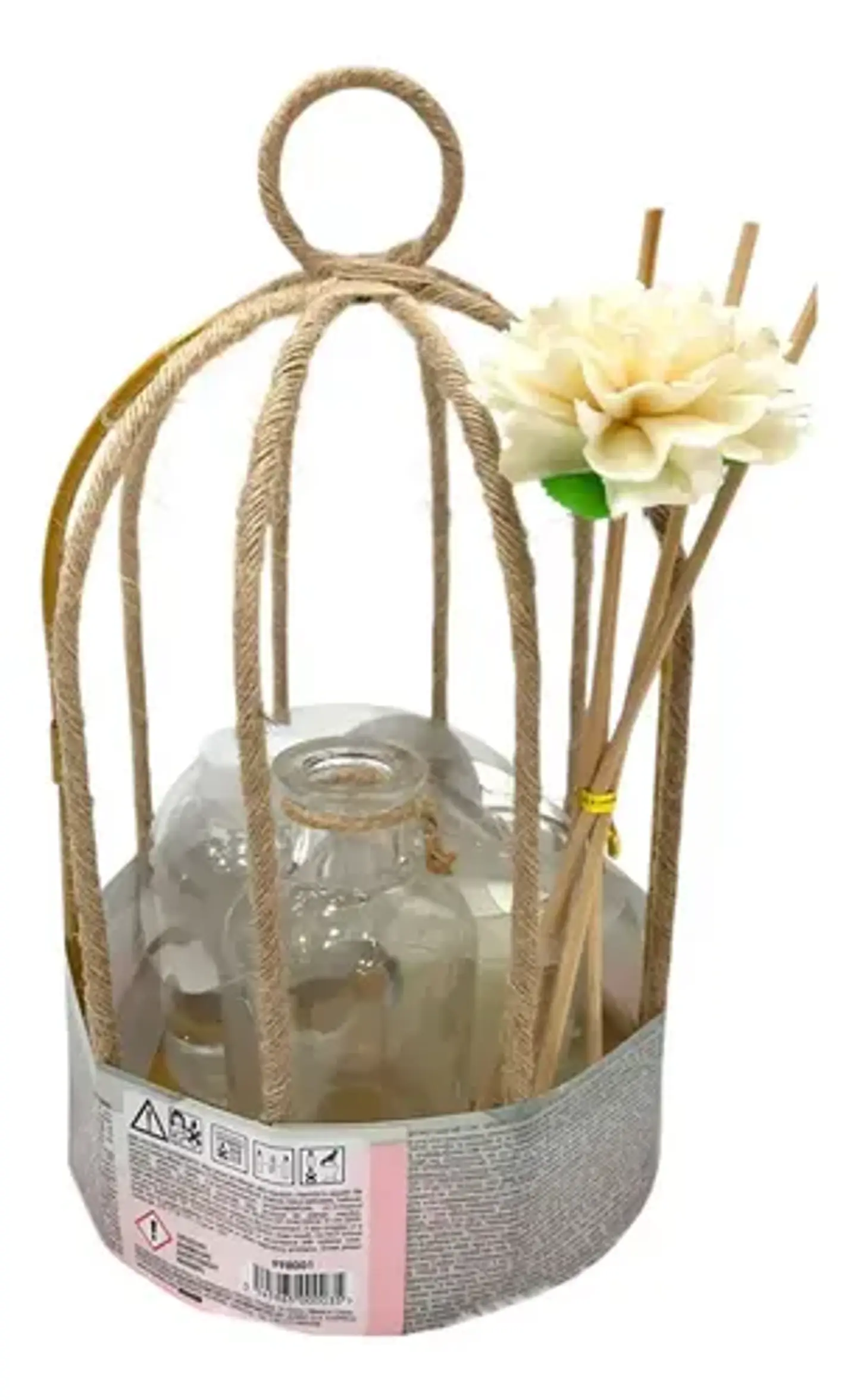 Set De Fragancias En Jaula Decorativa Calidad Premium 2