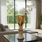 Jarrón Decorativo Moderno De Cerámica Diseño Elegante 24 Cm - Miniatura 1