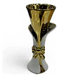 Jarrón Decorativo Moderno De Cerámica Diseño Elegante 24 Cm - Miniatura 2