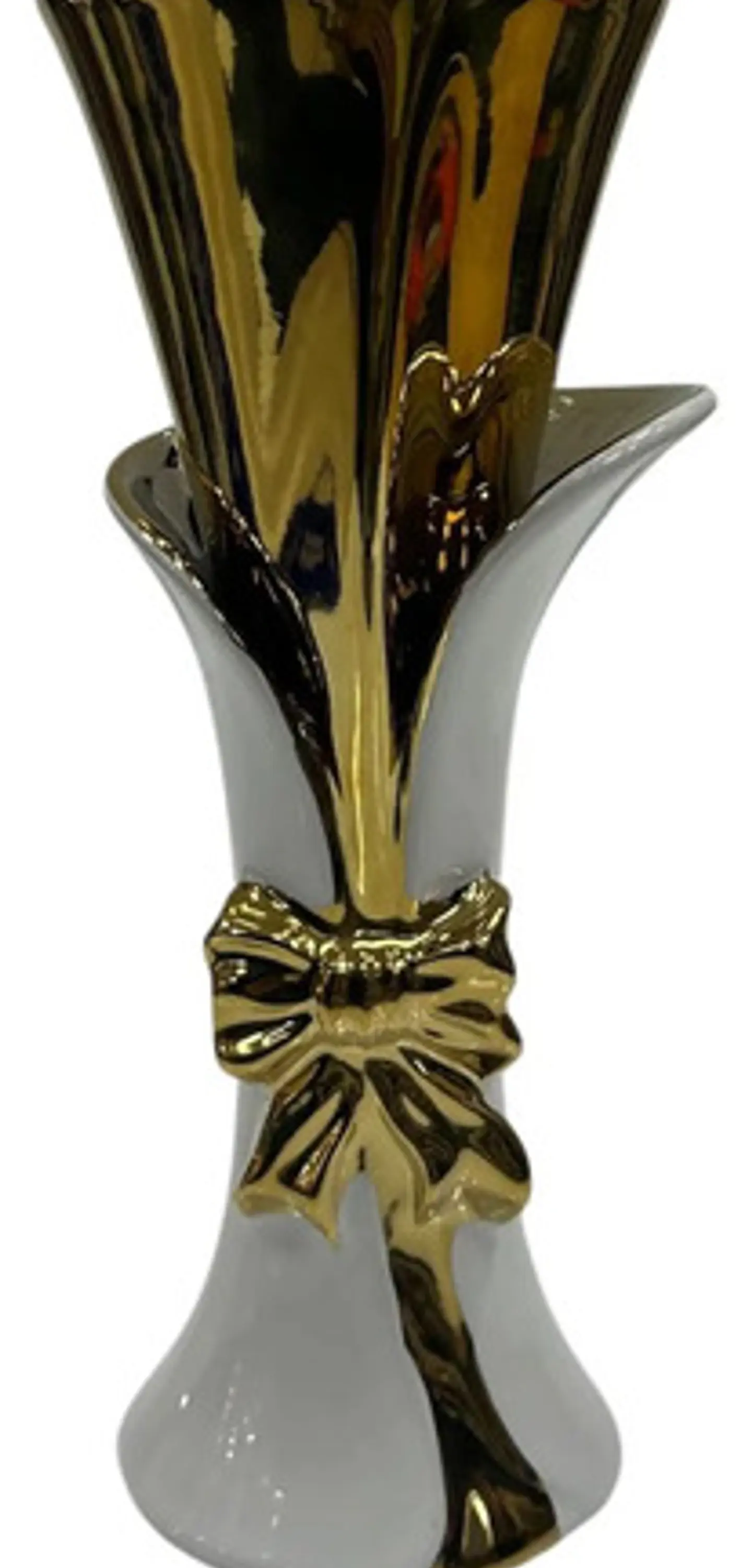 Jarrón Decorativo Moderno De Cerámica Diseño Elegante 24 Cm 3
