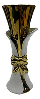 Jarrón Decorativo Moderno De Cerámica Diseño Elegante 24 Cm - Miniatura 3