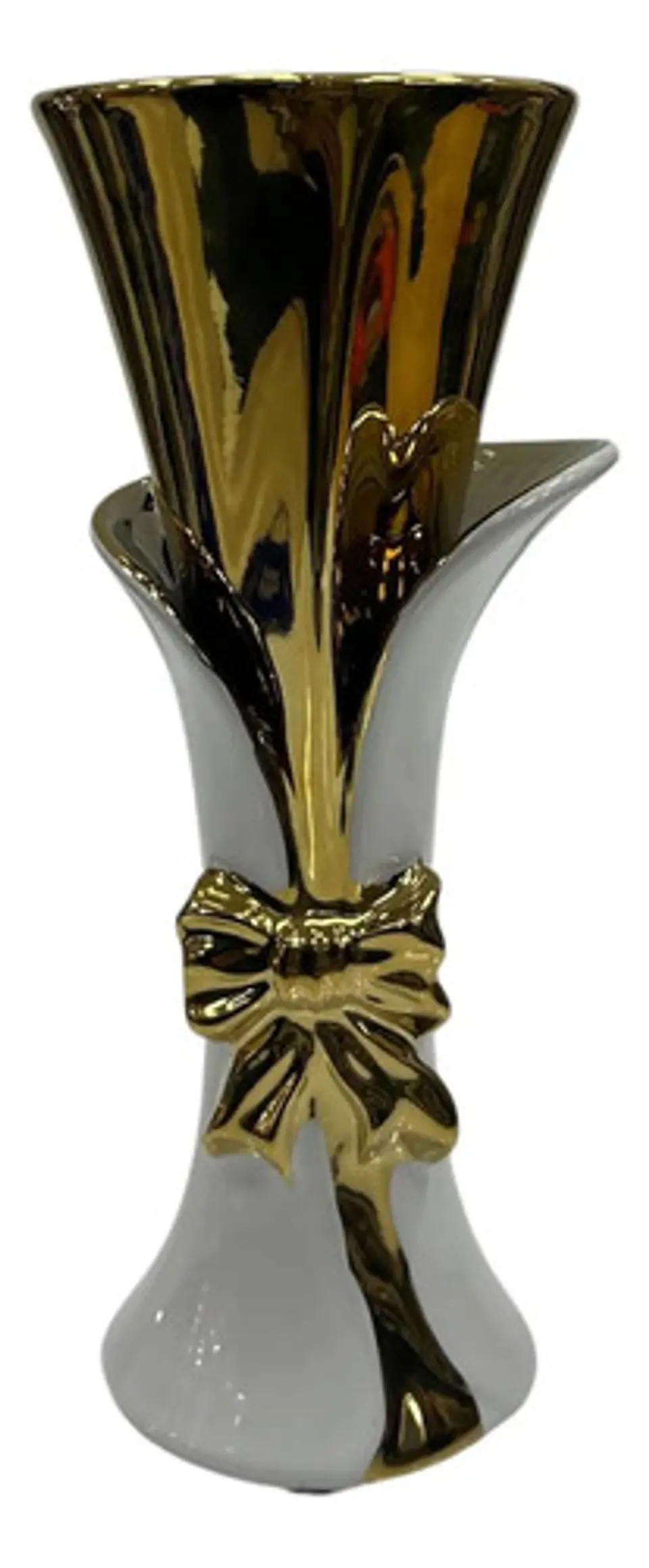Jarrón Decorativo Moderno De Cerámica Diseño Elegante 24 Cm 3