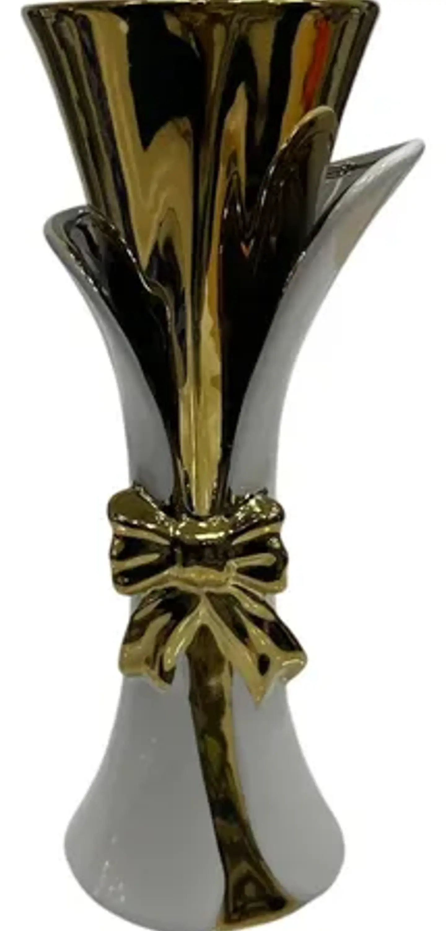 Jarrón Decorativo Moderno De Cerámica Diseño Elegante 24 Cm 5