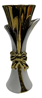 Jarrón Decorativo Moderno De Cerámica Diseño Elegante 24 Cm - Miniatura 5