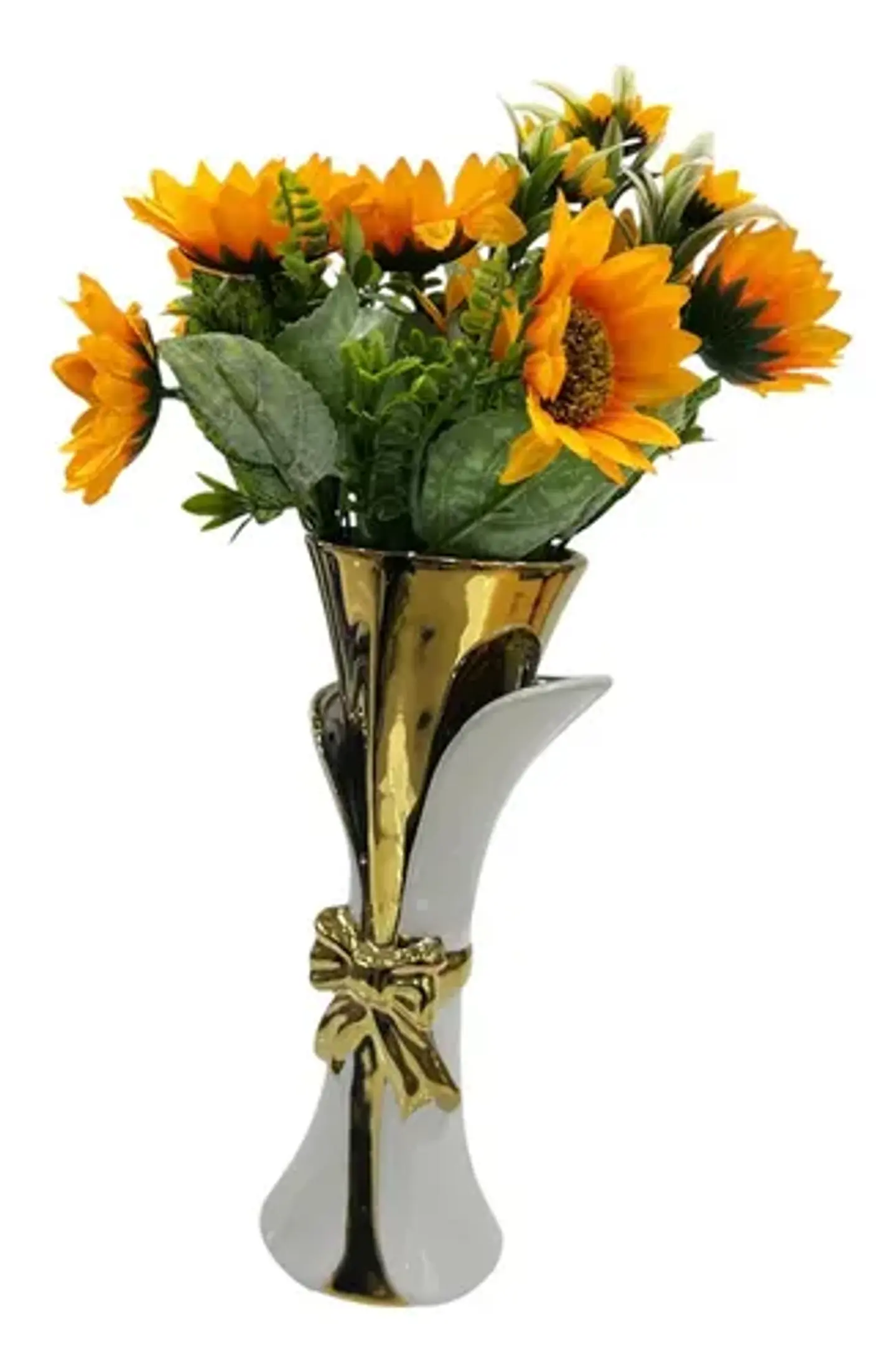 Jarrón Decorativo Moderno De Cerámica Diseño Elegante 24 Cm 8