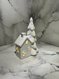 Casita Navideña De Cerámica Con Árbol Decorativo - Miniatura 5