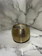 Jarrón Decorativo Plateado Texturizado Moderno - Miniatura 4