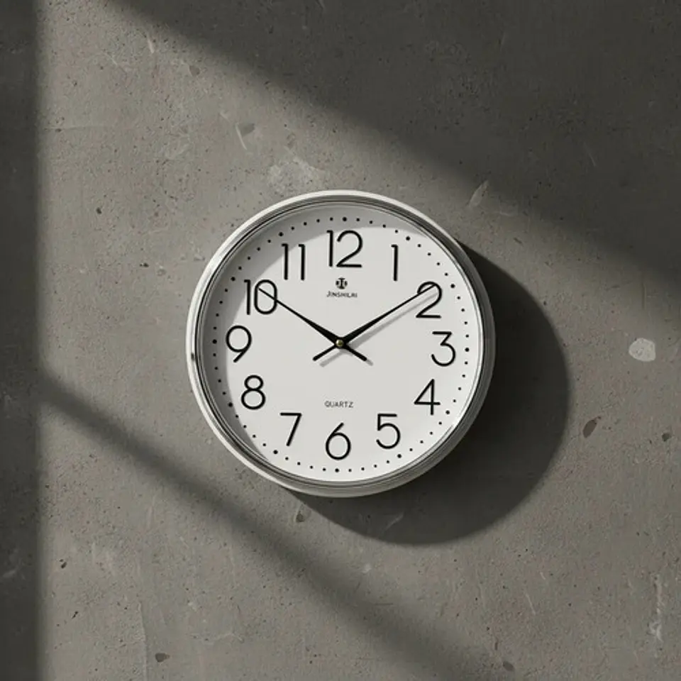 Reloj De Pared Decorativo Moderno Con Números Grandes 2