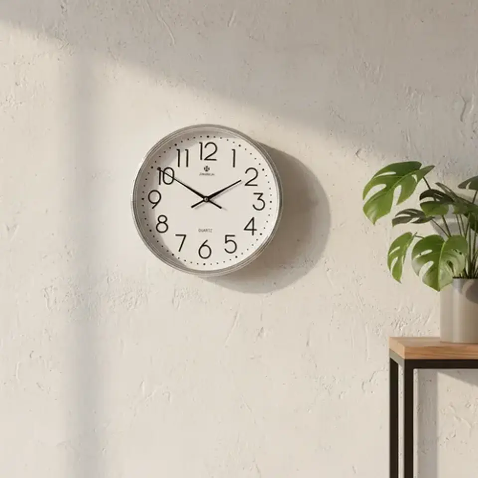 Reloj De Pared Decorativo Moderno Con Números Grandes 3