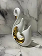 Set De 2 Adornos Decorativos Cisnes Con Corazón - Miniatura 7