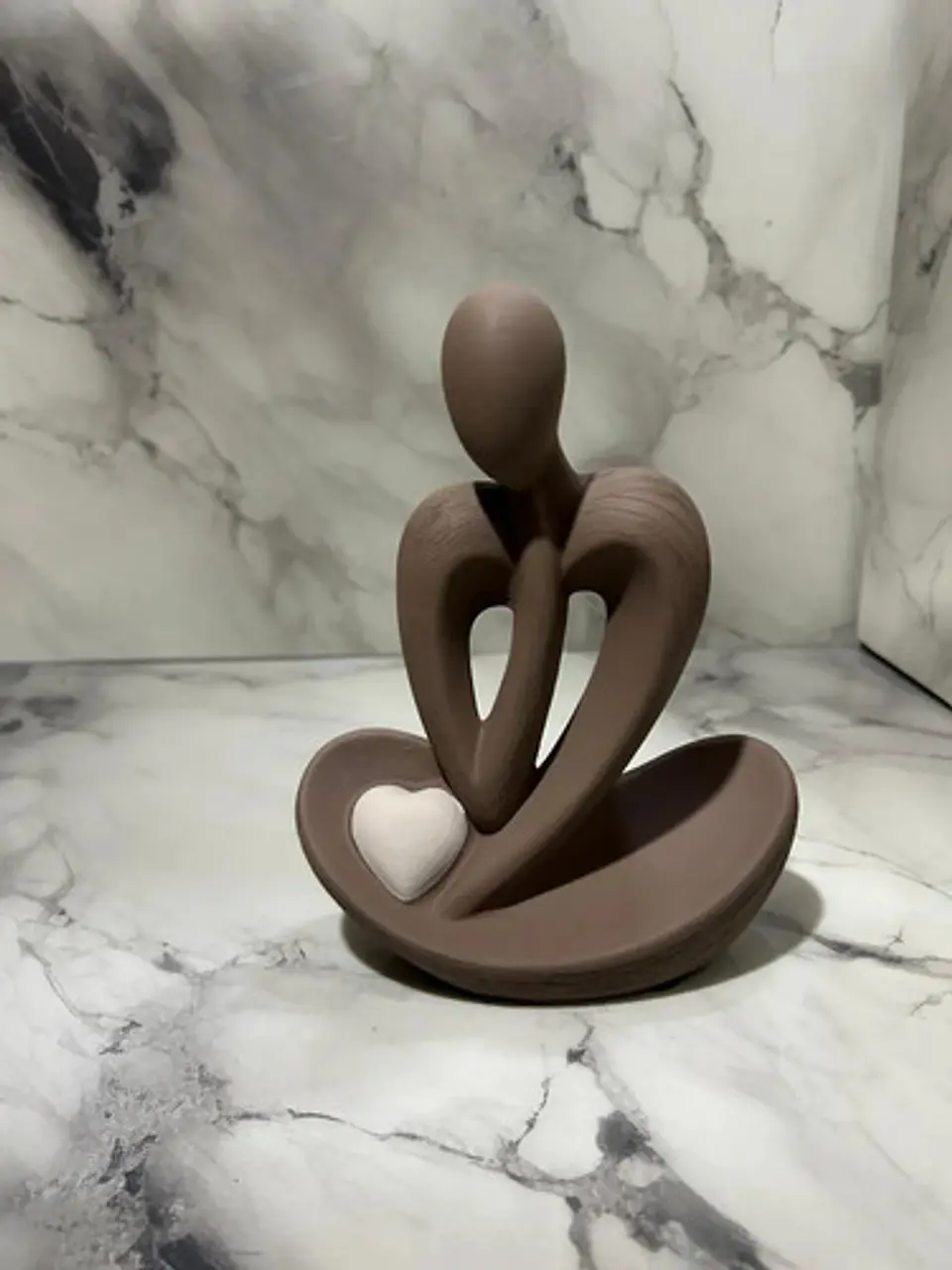 Adorno Decorativo Figura Abstracta Con Corazón P 2