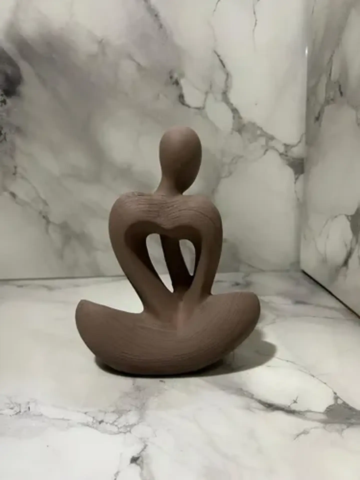 Adorno Decorativo Figura Abstracta Con Corazón P 4
