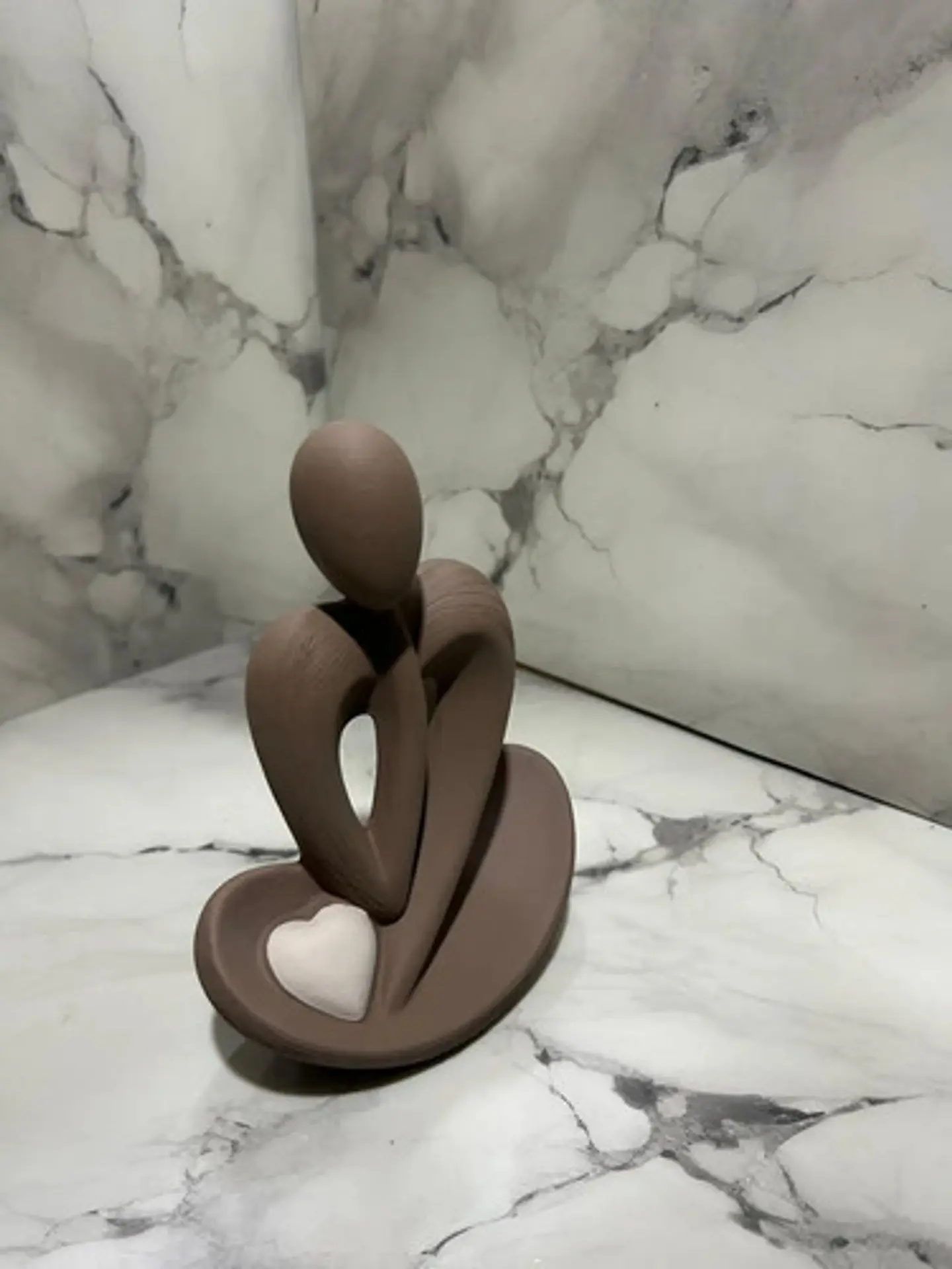 Adorno Decorativo Figura Abstracta Con Corazón P 6