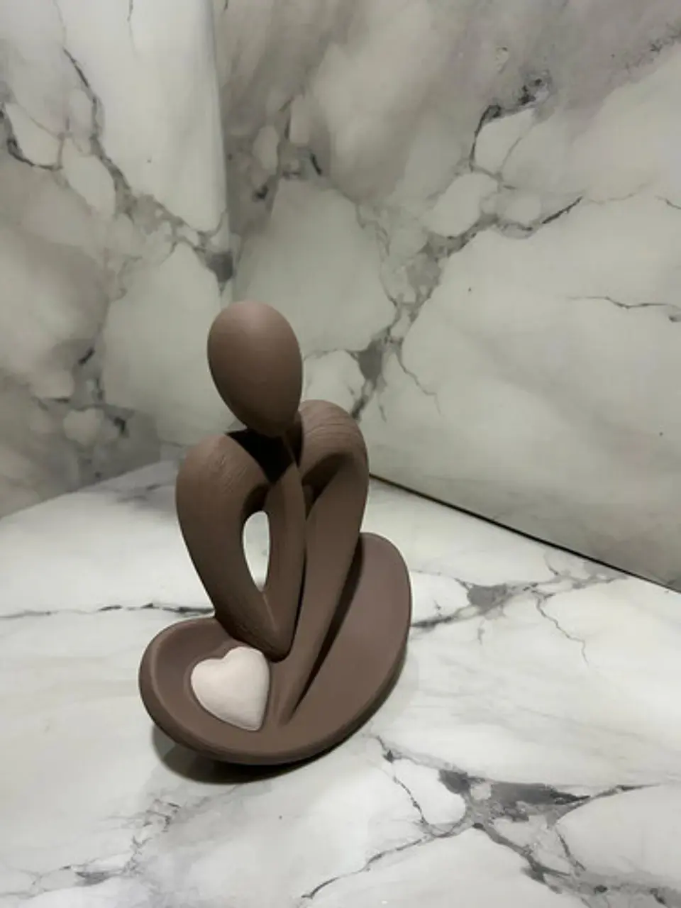 Adorno Decorativo Figura Abstracta Con Corazón P 6