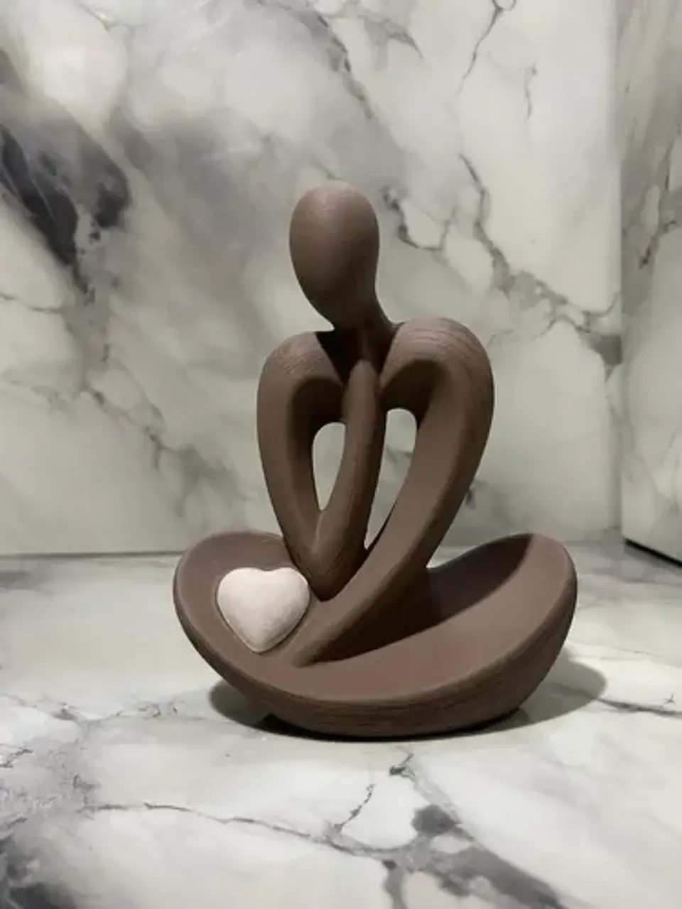 Adorno Decorativo Figura Abstracta Con Corazón P 8