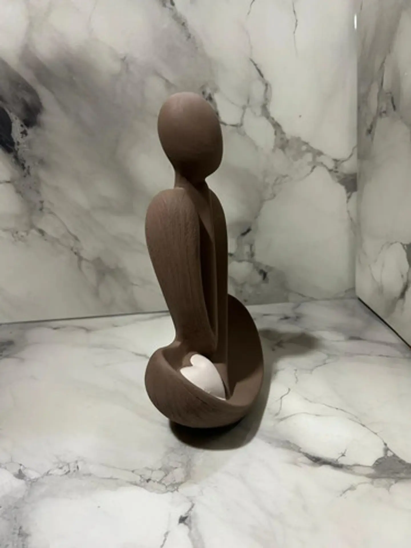 Adorno Decorativo Figura Abstracta Con Corazón G 2