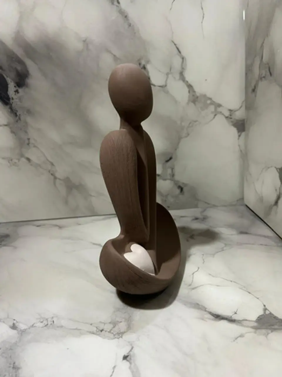 Adorno Decorativo Figura Abstracta Con Corazón G 2