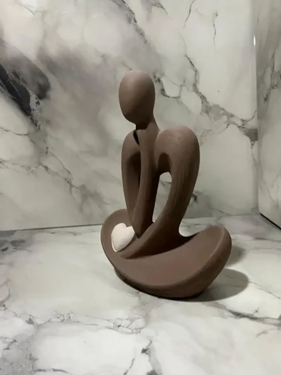 Adorno Decorativo Figura Abstracta Con Corazón G 4