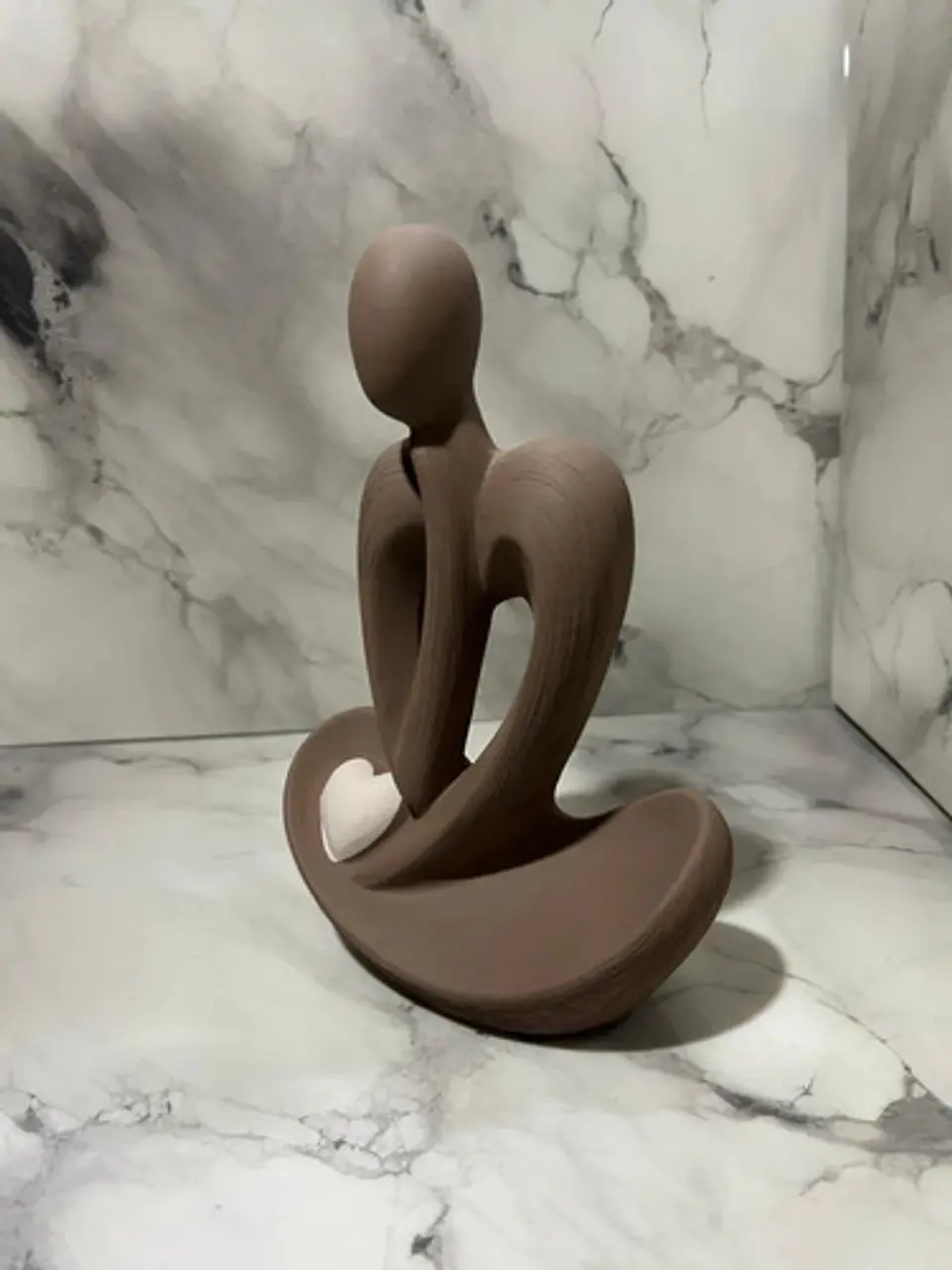 Adorno Decorativo Figura Abstracta Con Corazón G 6