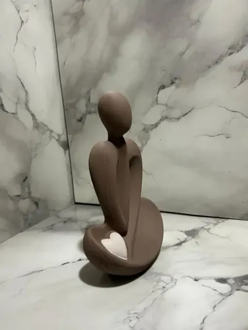 Adorno Decorativo Figura Abstracta Con Corazón G 7