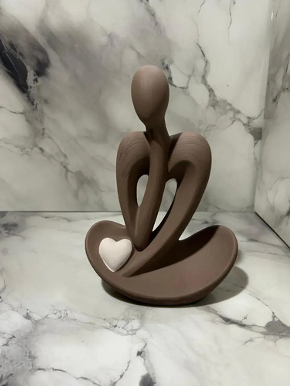 Adorno Decorativo Figura Abstracta Con Corazón G 8