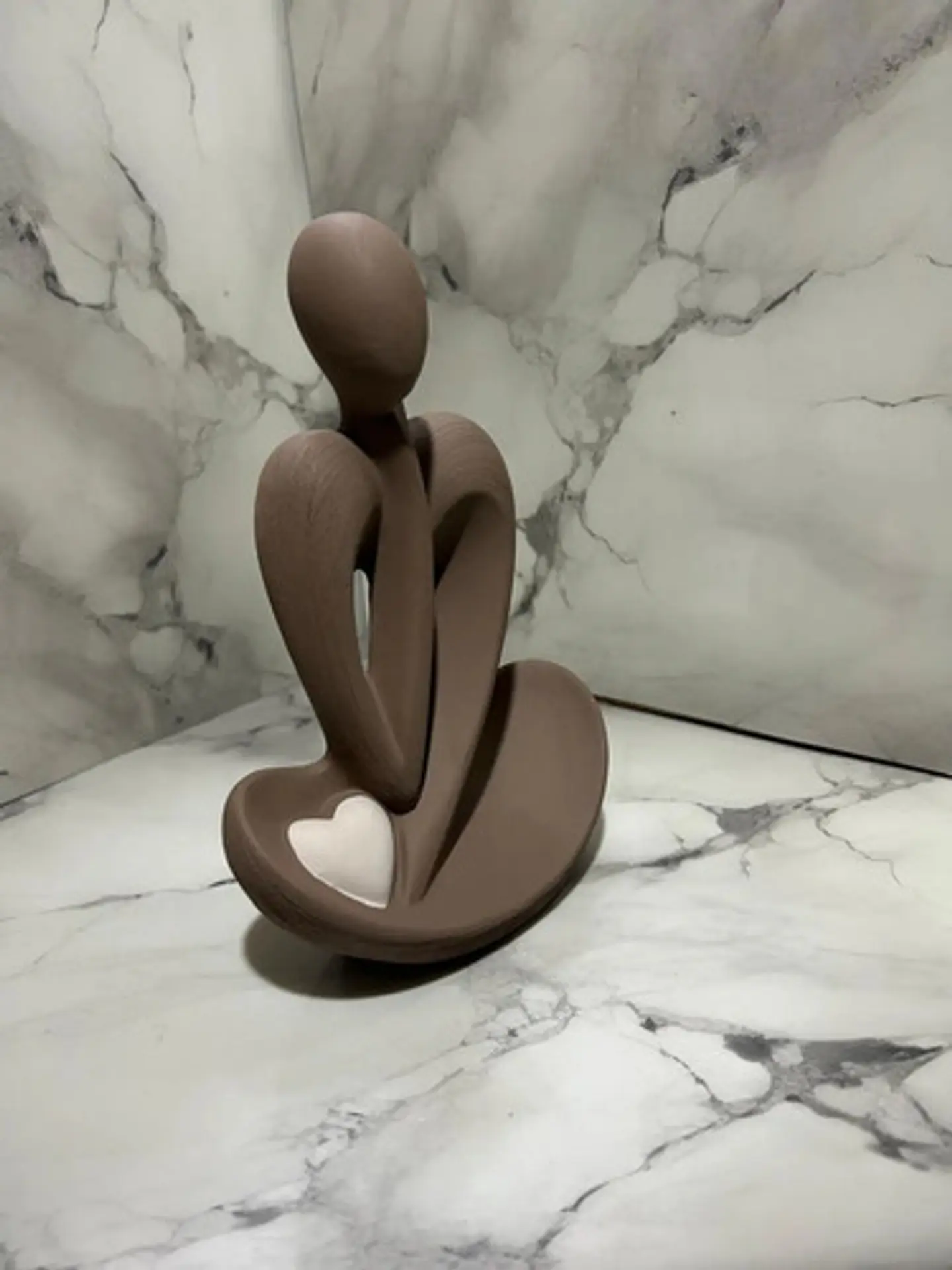 Adorno Decorativo Figura Abstracta Con Corazón G 9