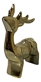 Ciervo Navideño De Cerámica Con Luz Adorno Decorativo 15 Cm - Miniatura 3