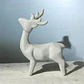 Ciervo Navideño De Cerámica Con Luz Adorno Decorativo 15 Cm - Miniatura 1